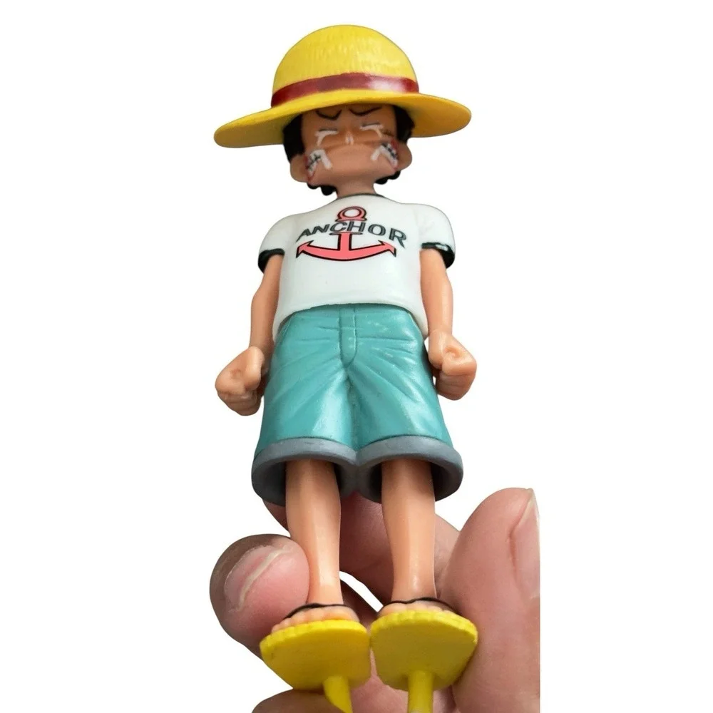 One Piece Anime Figure Shanks and Kid Luffy Action Figure‎ Statue Toy READ